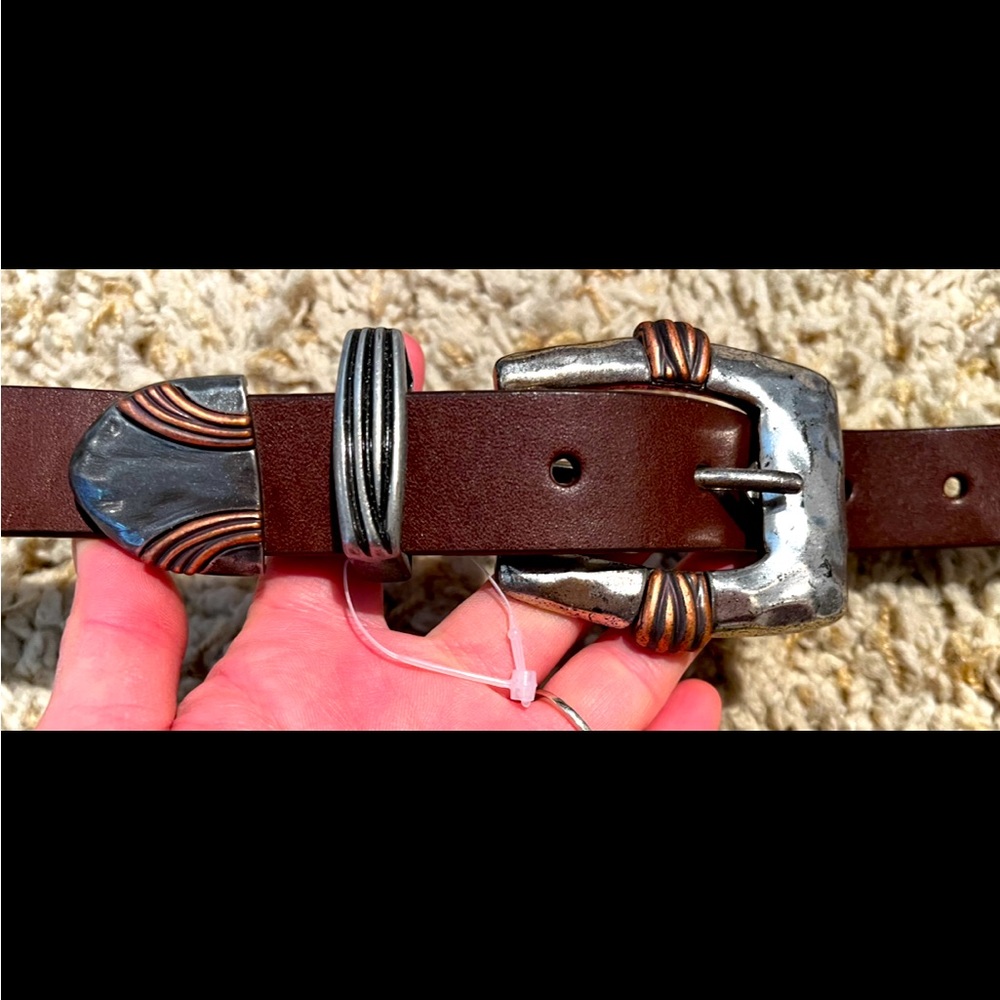 Brown Leather Belt - So Versatile!